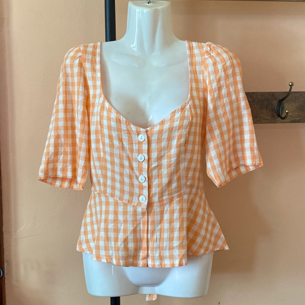 Urban Outfitters Peplum Blouse